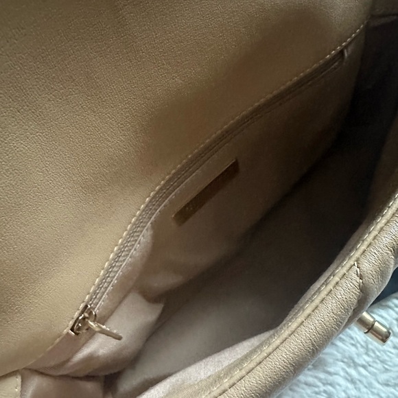 SOLD—-Authentic Chanel 19 Small Beige lambskin - Picture 3 of 16